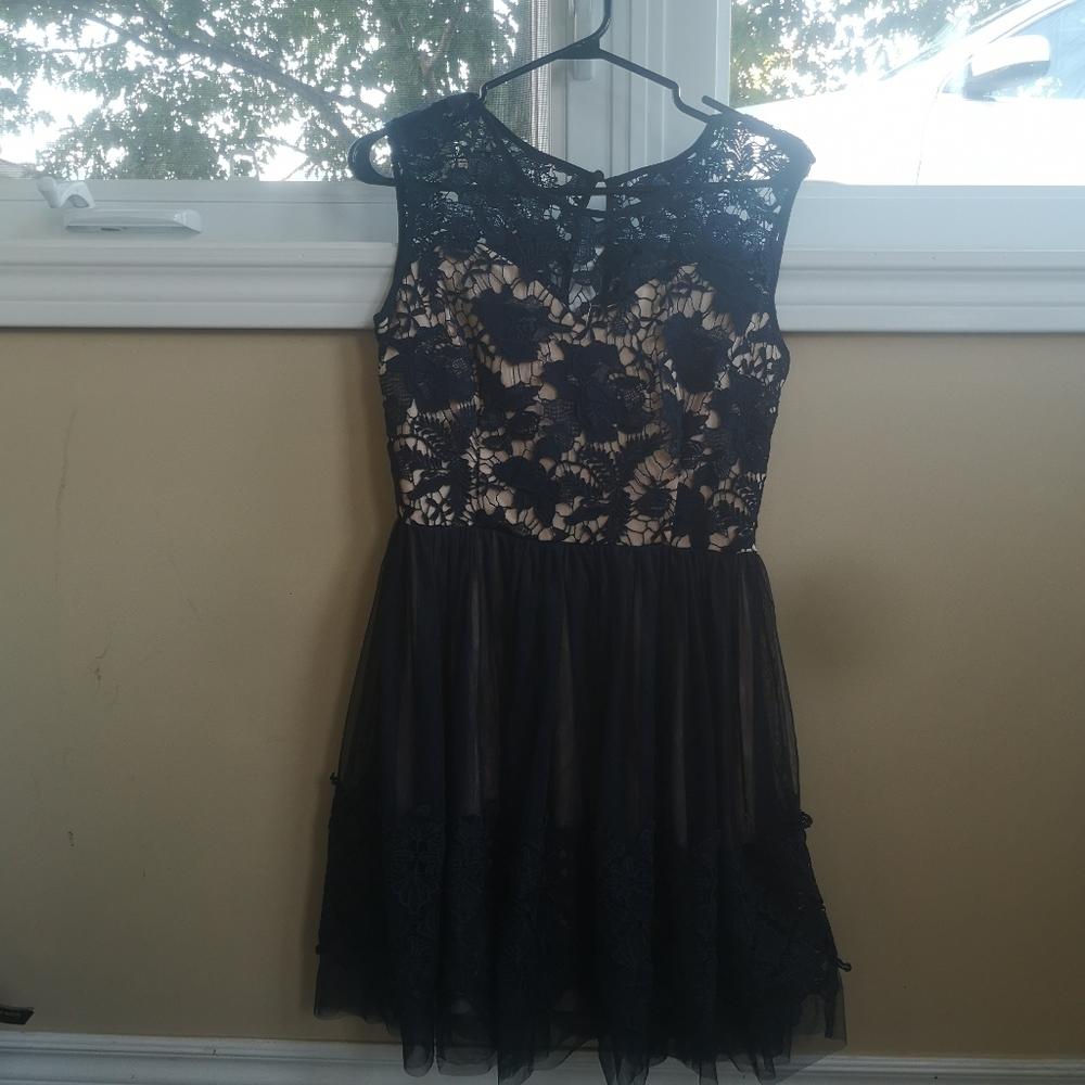 1861 Dark Blue Dress
